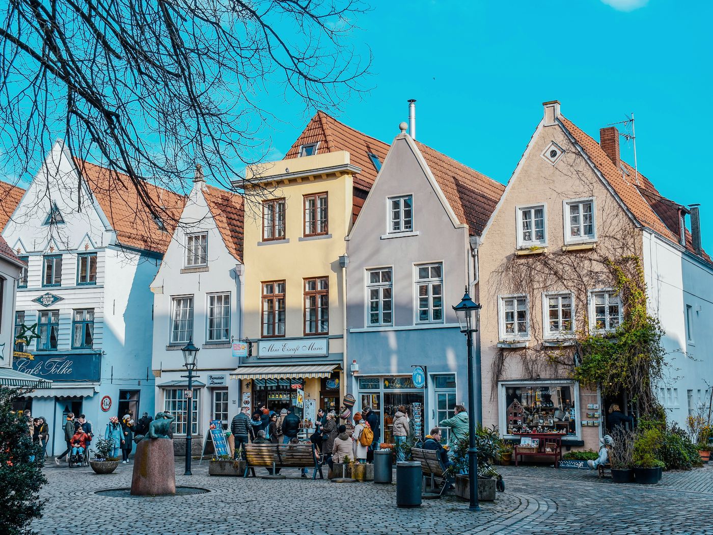 Bremen – Giebelhäuser im Schnoor