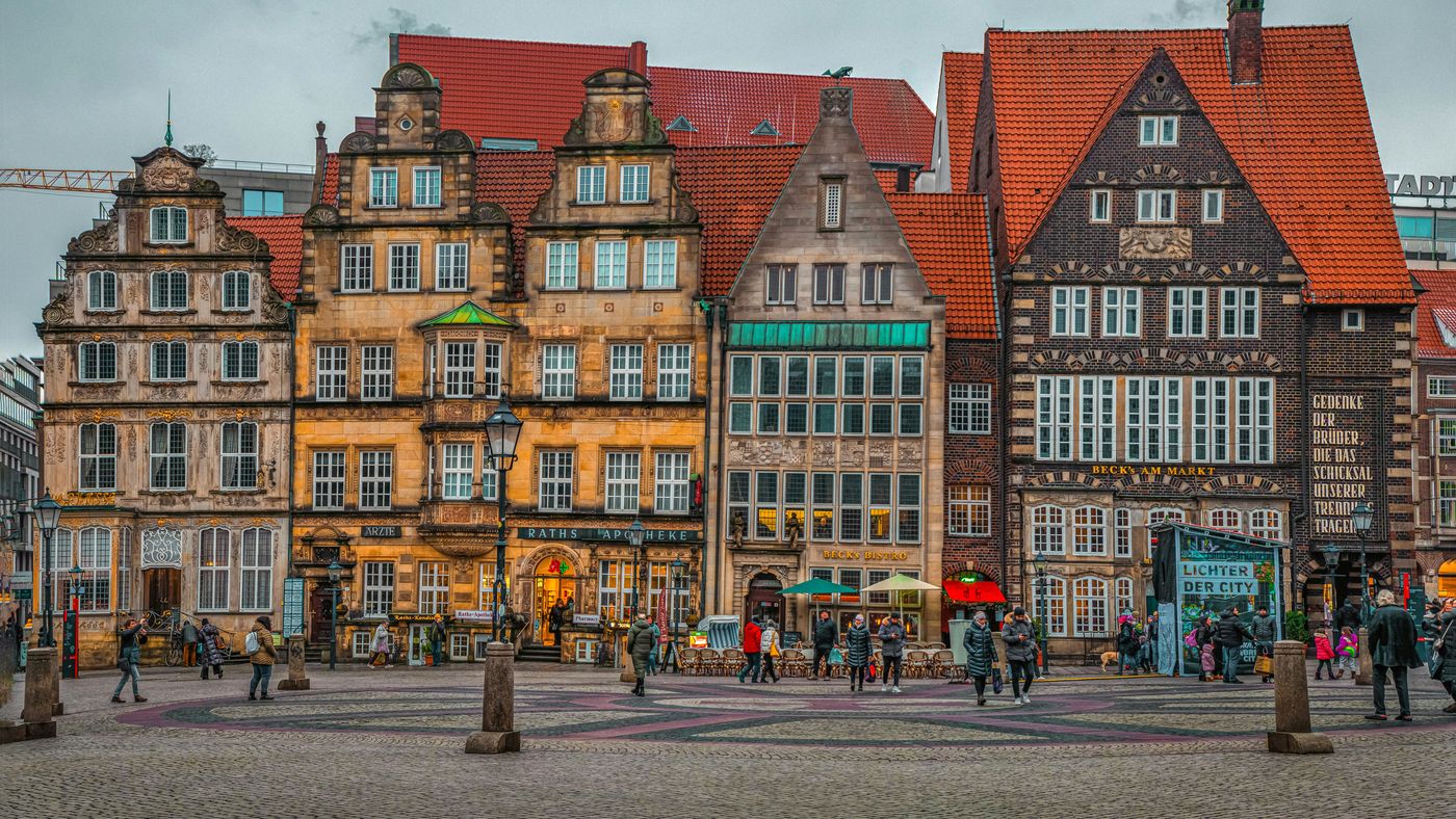Bremen – historische Fassaden am Marktplatz